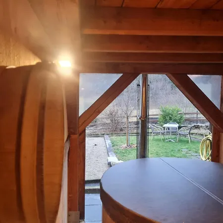 Le Chalet du Tanet spa sauna terrasse en Alsace Soultzeren Extérieur photo