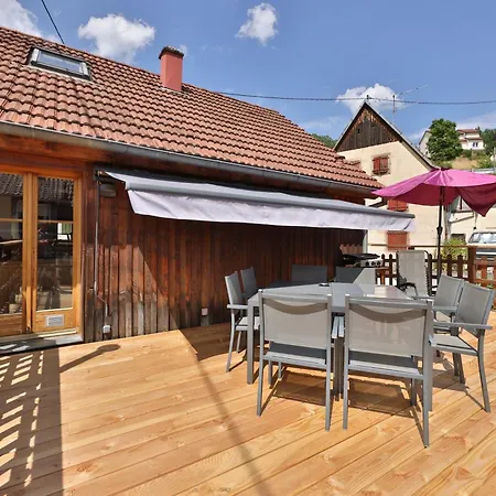 Le Chalet du Tanet spa sauna terrasse en Alsace Soultzeren Extérieur photo