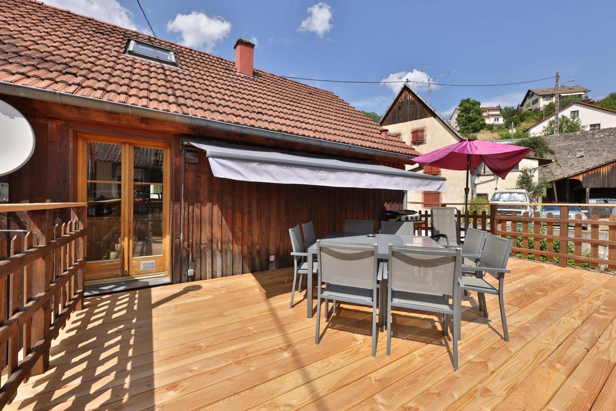 Chalet Le Du Tanet Sauna Terrasse En Alsace Soultzeren